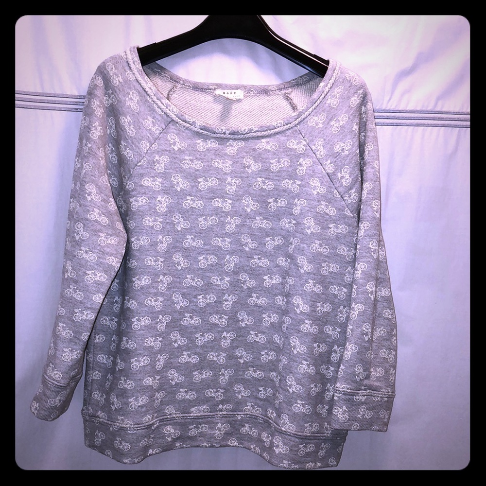 LETS MAKE A DEAL! Soft Joie sweatshirt w/ bikes